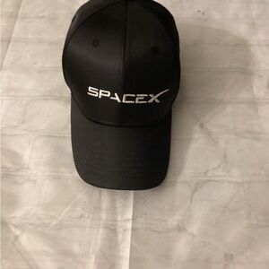 SpaceX Black Baseball Cap